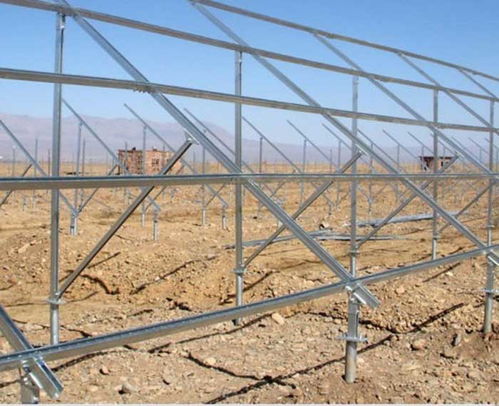 鍍鋅光伏支架規格 冠鐵金屬制品工程案例 江蘇鍍鋅光伏支架